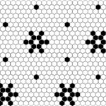 Mini hexagon snow 2x2 pattern