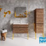 OP ARTY2 orzech saleve korpus, front) żółty mat (nogi)