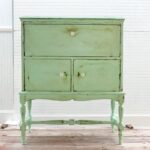 Saltwash furniture painted in mermaid tones