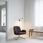 Normann Copenhagen Grant Wall Lamp 43cm Brass