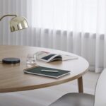 Normann Copenhagen Grant Table Lamp Brass Slice