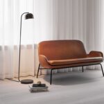 Normann Copenhagen Grant Floor Lamp Black Ace Sofa