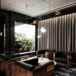 Apartament pokazowy osiedla Awangarda, pokój kawowy