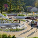 Nowoczesny park wodny na plantach w Jaworznie, RS+ Robert Skitek