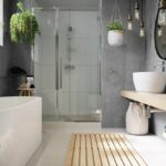 FERRO, Bateria umywalkowa Veneto VerdeLine; Zestaw natrysk przesuwny Emo; Bateria wannowa ścienna VL; Wieszak na ręcznik podwójny i okragly; Novatorre Metalia 1; Syfon butelk G 1 14; Lusterko