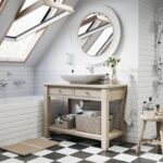 FERRO, Bateria umywalkowa stojąca z obrotową wylewką Algeo, Bateria wannowa ścienna Algeo, Bateria natryskowa ścienna Algeo Square, Zestaw natryskowy przesuwny z deszczownią Squerto Lux