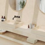 Authority_tri_d_beige_spiek_wielkoformatowy_mat_123x320x20_3d detal_łazienka