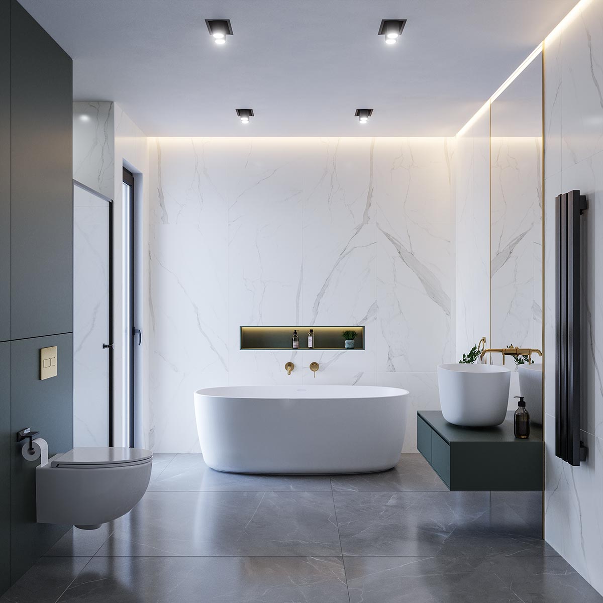 Cristalstone, wanna Cinco, umywalka vidrio cinco, kolekcja Separado