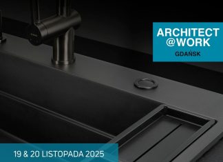 Deante i Deante Design Studio w gronie wystawców ARCHITECT@WORK Gdańsk 2025 19 & 20 LISTOPADA 2025 AmberExpo hala C stoisko 81 godz. 1100