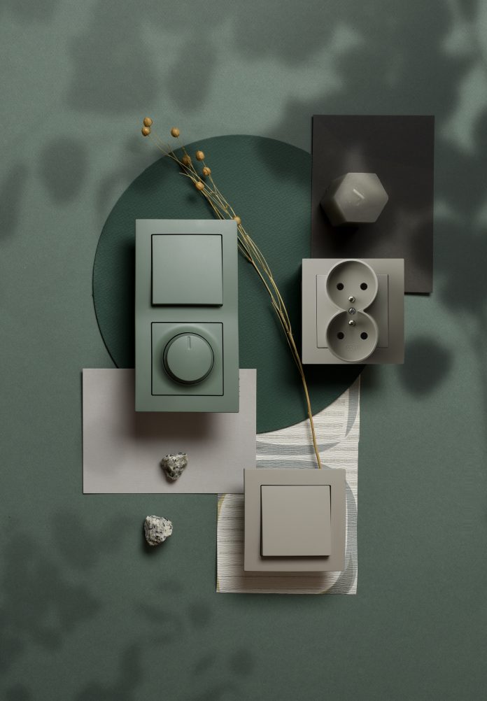 AS kaszmir zielony mat flatlay