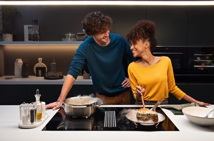 4 Franke płyta z okapem Mythos 2gether Icon Steel FMY 8391 HI